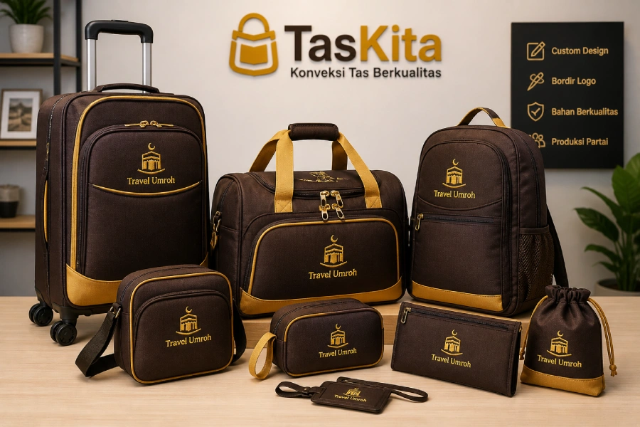 tas umroh custom Tangerang Selatan produksi Tas Kita